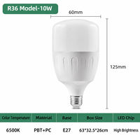 Ampoule LED à haut lumen, sans scintillement, économe en énergie, E27 B22, large plage de tension, éclairage domestique intérieur, usine OEM