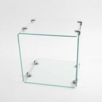 5mm 6mm Klares Würfel-Displayregal Vitrine aus Gehärtetem Glas