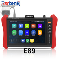 Testeur CCTV Série E Rsrteng 4K 12MP pour caméras IP, test POE++ max 90W, écran IPS 8 pouces 1920x1200, 1CH SFP WiFi, expédition US