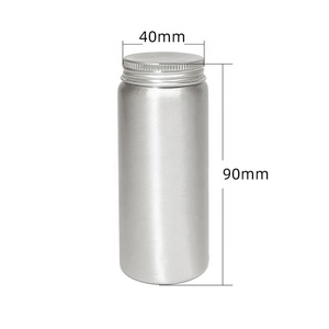 100ml Vitamin Capsule Tin Aluminum Medicine Bottle Medicine for Fish Aluminum Pill Jar - Product Image 5