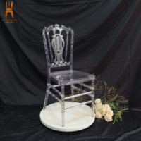 Chaise Chiavari Phoenix Moderne Empilable en PC Transparent Robuste pour Mariages, Événements, Hôtels et Appartements – Offre Spéciale