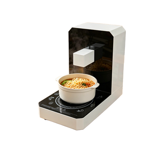 MADE IN KOREA Food Grade Induction Compatible 1600cc Paper Bowl Round Disposable <b>Noodle</b> Container 300pcs Bulk <b>Box</b> - Product Image 5