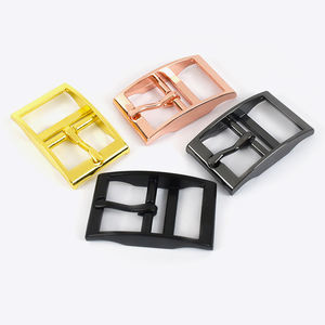 Meetee LCH-116 25mm personalizar de doble Polo ojos hebilla bolso accesorios para bolso doble <span class=keywords><strong>Bar</strong></span> Pin hebilla Collar de cinturón hebilla - Product Image 3