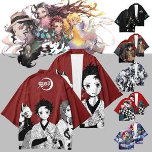 Différents styles de t-shirts, capes, kimonos, haori et yukata de cosplay <span class=keywords><strong>Demon</strong></span> <span class=keywords><strong>Slayer</strong></span> Kimetsu No Yaiba, anime japonais, vêtements unisexes - Product Image 6