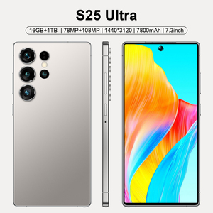 Điện thoại thông minh 5G S25 Ultra cao cấp với màn hình HD, <span class=keywords><strong>camera</strong></span> sau 108MP, bộ xử lý Deca <span class=keywords><strong>Core</strong></span> MTK 108MP, RAM kép 16GB, hỗ trợ CDMA LTE, tiếng Pháp - Product Image 2