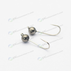 Leurre <span class=keywords><strong>Micro</strong></span> Jig en tungstène, petites têtes de gabarit de pêche pour la pêche à la mouche, balle Crappie Jigs DIY Crappie Truite Attachant des mouches Pêche sur glace - Product Image 6
