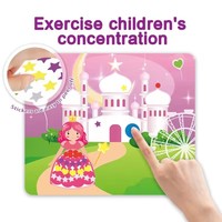 Pegatinas Infantiles al por Mayor, Tablero de Dibujo Decorativo, Pegatinas de Simulación para Niñas, Adornos para Casa de Juegos