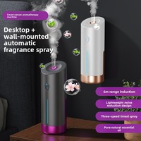 Diffuseur d'aromathérapie automatique à brume, alimenté par batterie, capacité 0,5-1L, fonctionnement silencieux, protection anti-brûlure à sec, coffret cadeau parfumé