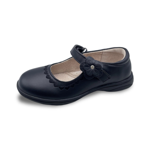 Zapatos escolares al por mayor de fabricante, se pueden imprimir otros logotipos, zapatos escolares para niños, zapatos escolares informales para niñas, negro - Product Image 1