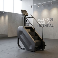 Machine à grimper les escaliers commerciale Langmai Cardio Stepper, équipement de fitness pour salle de sport, commande en gros