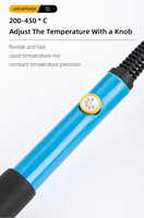Kit de Soldadura RTS LK000 de 60W con Temperatura Ajustable, Calentamiento Rápido, Tipo Lápiz, para PCB, Taller Profesional, Bricolaje