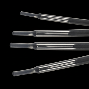 Tube thermorétractable FEP transparent 5mm x 10mm 3/16 ''manchon transparent en polymère fluoré pour câblage médical - Product Image 1