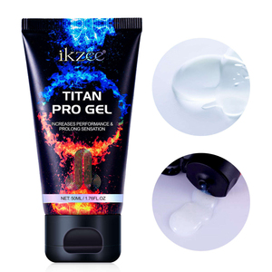 Gel Retardante Blanco para Hombre, Gel de Larga Duración 50ml en Tubo Exprimible, Gel Sensorial Resistente al Agua para Cuidado Íntimo - Product Image 1
