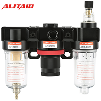 Unités de traitement d'air de la série ALITAIR, combinaison FRL, régulateur de pression d'air, filtre, lubrificateur, suspension pneumatique