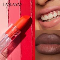 Rouge à lèvres minéral crème longue tenue, waterproof, anti-transfert, 12 couleurs, modulable, non desséchant, portable, scintillant, tendance, OEM ODM