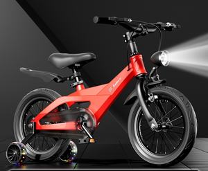 Vélos pour enfants en alliage de magnésium rouge de <span class=keywords><strong>14</strong></span>, <span class=keywords><strong>16</strong></span> et 18 <span class=keywords><strong>pouces</strong></span>, vélos pour garçons et filles, frein à disque, équilibre, cyclisme - Product Image 5
