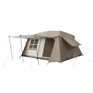 Custom Waterproof Two Room Extra Large Space Family Outdoor Camping Tent