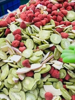 Groothandel 250G Gemengde Fruitsnacks Zoete Hele En Gesneden Gedroogde Vruchten