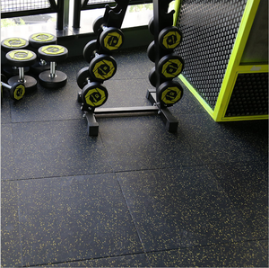 Interlocking <strong>Rubber</strong> Floor Mat <strong>Tile</strong> for Gym Fitness Room - Product Image 4