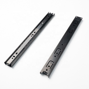 Hiện đại 3 lần + mở rộng đầy đủ mềm đóng ngăn kéo trượt ngăn kéo đường sắt phụ kiện đồ nội thất phần cứng tùy chỉnh - Product Image 1