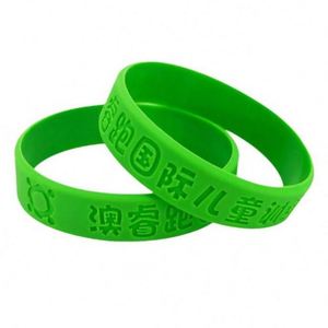 Wholesale Custom Your Own Rubber Bracelet Wristband with Promotional Events Advertising Gifts Silicone Wrist Band - Product Image 5