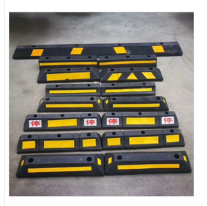 Bloqueur de stationnement <span class=keywords><strong>en</strong></span> caoutchouc et plastique, lot de <span class=keywords><strong>2</strong></span>, robuste, noir, antidérapant, <span class=keywords><strong>pour</strong></span> <span class=keywords><strong>garage</strong></span> et véhicules - Product Image 4