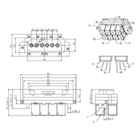 Válvula Solenoide Neumática de Plástico de 4 Estaciones, 2 Posiciones y 3 Vías, Personalizada OEM ODM, para Equipos de Belleza