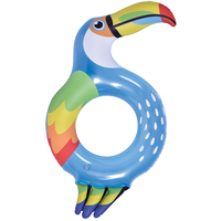 Toucan gonflable piscine flotteur anneau de natation sauter enfants eau tube de bain
