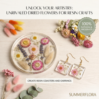 Fournitures d'art en résine professionnelles, petites fleurs séchées mélangées pour la fabrication de bijoux en résine époxy, art floral pressé