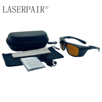 Lunettes de sécurité laser à haute protection certifiées CE 180-532nm et 900-1080nm pour machine esthétique Q-Switched et élimination des tatouages