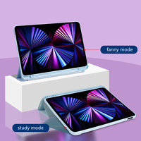 Nouveau style roman Triple support pliable basique Ipad Air3 10.5 pouces couverture complète haute qualité TPU multi-angle moule privé marque OEM