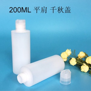 ขวดพลาสติก PE ทรงแบน 200 มล. ยี่ห้อชุนเฉิง พร้อมฝาปรับได้ สำหรับบรรจุภัณฑ์เจลแอลกอฮอล์และโลชั่น - Product Image 5