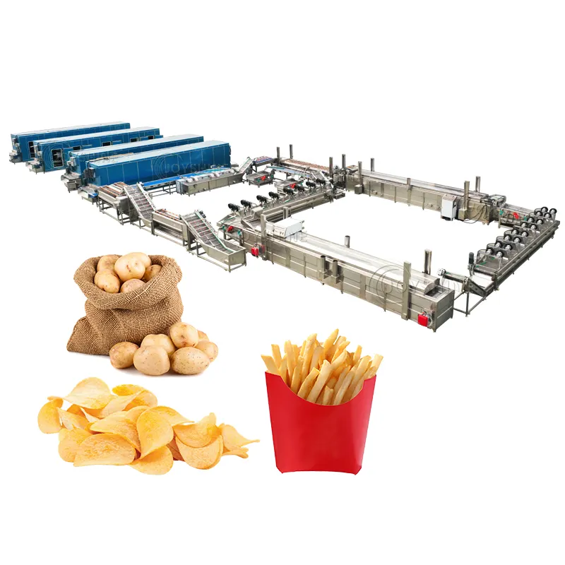 Komplette Hersteller anlage Frische Kartoffel chips Herstellung Maschine Produktions linie Kartoffel chips Maschine Kartoffel chips Produktions linie
