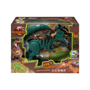 Nhựa 27Mhz điều khiển từ xa bay Rồng với âm thanh ánh sáng đi bộ phun khủng long RC đồ chơi - Product Image 4