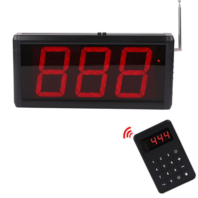 Wireless Queue Calling System Voice Call Waiting Number Management System Number Calling System for Restaurant Hospital Bank