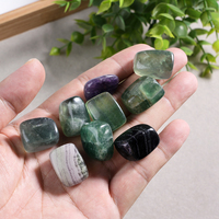 Spécimen de fluorite arc-en-ciel de couleur mélangée naturelle en vrac vente de gros