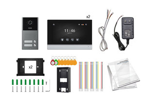 Intercomunicador inteligente WIFI de 7 pulgadas con monitor táctil, precio económico, video intercomunicador 1080P para la seguridad de tu hogar. - Product Image 6