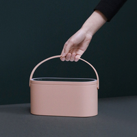 Caja Organizadora de Maquillaje LED Inteligente Portátil con Espejo HD, Estuche de Almacenamiento de Cosméticos de Viaje, Espejo de Belleza Recargable con Luz Regulable