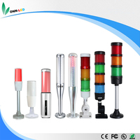 Lampe de signalisation LED modulaire ONN-M4F rouge jaune bleu blanc vert en plastique