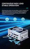 Mini boîtier de bureau industriel PC Intel Core VGA 8G RAM 128GB SSD sans ventilateur Linux Win10 RJ45 LAN système d'exploitation à large température