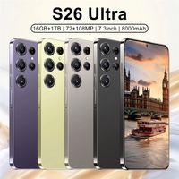 Nuevo Modelo S26 ULTRA 16+1TB 5G Teléfono Celular Android Smartphone S Desbloqueado Pantalla Completa Teléfonos Móviles Inteligentes de Alta Calidad
