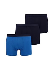 Boxer en coton tricoté respirant pour homme, taille mi-haute, doux et confortable, avec poche U convexe - Product Image 1
