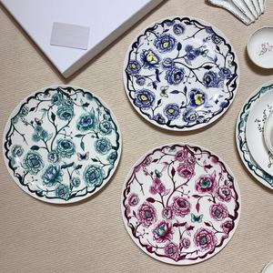 Discount 41pcs European Luxury Porcelain <b>Dinner</b> <b>Set</b> Bone China Dessert <b>Plate</b> - Product Image 4