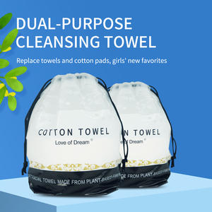 Boa qualidade Fabricante chinês 80 peças lenços faciais biodegradáveis de algodão e microfibra, toalha de tecido facial - Product Image 5