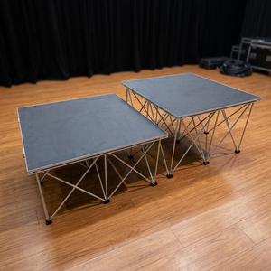 เวทีดนตรีเคลื่อนที่แบบพกพา ทำจากอะลูมิเนียม 6061-T6 แข็งแรงทนทาน พื้นผิวกันลื่น สำหรับใช้งานกลางแจ้ง - Product Image 1