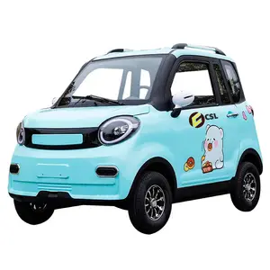 Безопасный небольшой электрический автомобиль ev для продажи полностью закрытый с 4 сиденьями, сделано в Китае