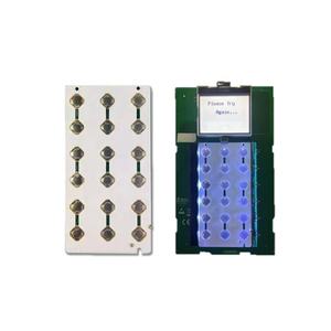 コード化されたロックラウンドステンレススチールキーパッド用の無料サンプル新しいデザインライトガイドフィルムドームアレイ - Product Image 1