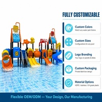 Unit Permainan Air Komersial SageDelightRides, Nozzle Semprot Dek, Pipa Baja Galvanis LLDPE untuk Anak, Produsen Lagoon Resort