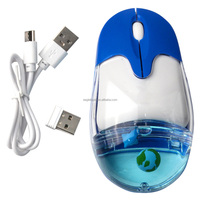 Souris aquatique sans fil très populaire, en plastique, avec ornements créatifs, pour cadeaux, design animaux flottants