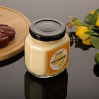 Sonderform Sechseck 180ml 6,0 Unzen Honig Oval Hex Erdnuss butter Marmelade Honig glas Gläser mit Schwarz gold Metallic Deckel